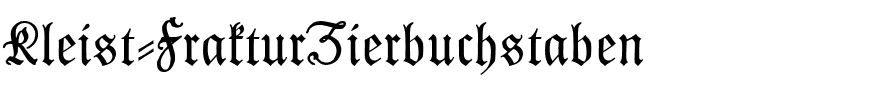 Kleist-Fraktur Zierbuchstaben Regular.ttf