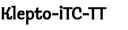 Klepto ITC TT Roman.ttf