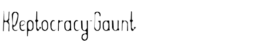 Kleptocracy Gaunt Regular.ttf