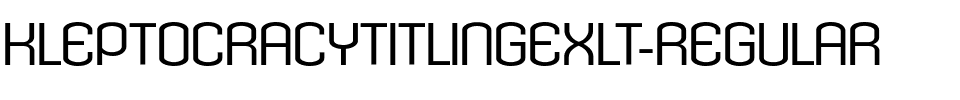 Kleptocracy Titling Ex Lt Regular.ttf