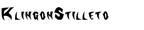 KlingonStilleto Regular.ttf
