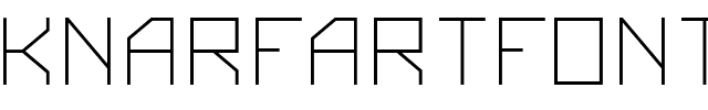Knarf Art Font 3 Regular.otf