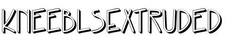 KneeblsExtruded Regular.ttf