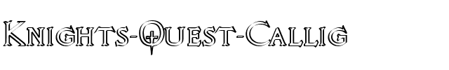 Knights Quest Callig Regular.ttf