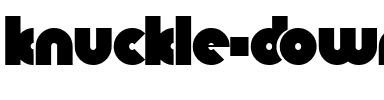 Knuckle Down Regular.ttf