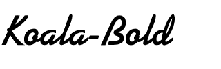 Koala-Bold Regular.ttf