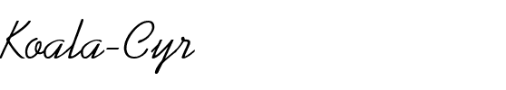 Koala Cyr Regular.ttf