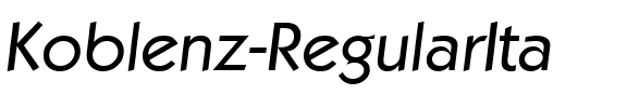 Koblenz-RegularIta Regular.ttf