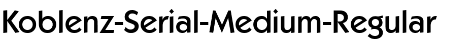 Koblenz-Serial-Medium Regular.ttf