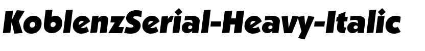 KoblenzSerial-Heavy Italic.ttf