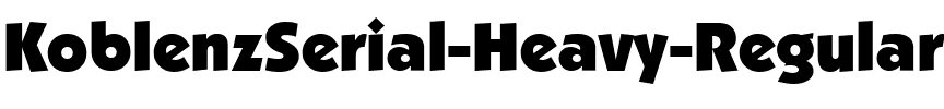 KoblenzSerial-Heavy Regular.ttf