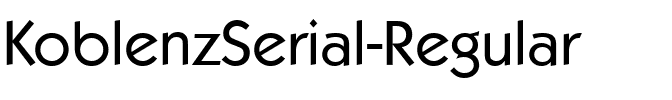 KoblenzSerial Regular.ttf