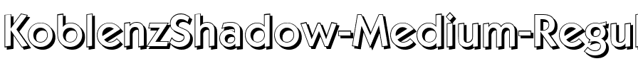 KoblenzShadow-Medium Regular.ttf