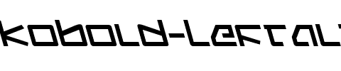 Kobold Leftalic Italic.ttf