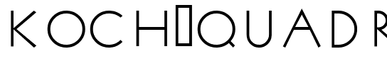 Koch Quadrat Fill Regular.ttf