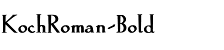 KochRoman Bold.ttf