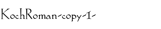 KochRoman Regular.ttf