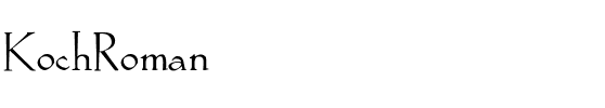 KochRoman Regular.ttf