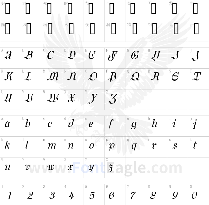 Kombine-Kursiv
