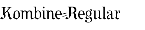 Kombine  Regular.ttf