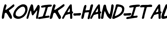 Komika Hand Italic.ttf