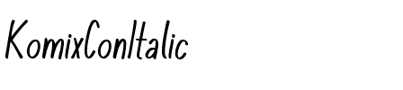 KomixCon Italic.ttf