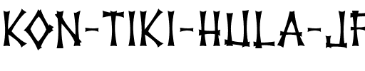Kon Tiki Hula JF Regular.ttf