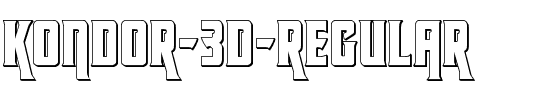 Kondor 3D Regular.ttf