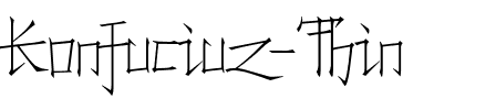 Konfuciuz Thin Regular.ttf