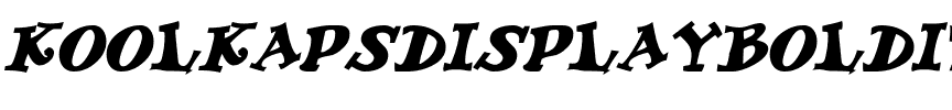 KoolKapsDisplay Bold Italic.ttf