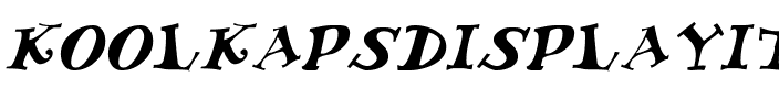 KoolKapsDisplay Italic.ttf
