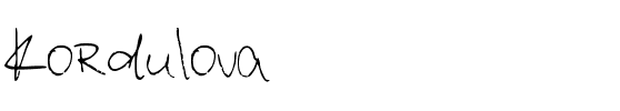 Kordulova Medium.ttf