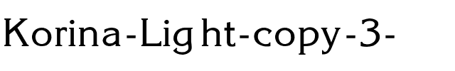 Korina-Light Regular.ttf