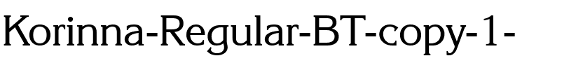 Korinna BT Regular.ttf