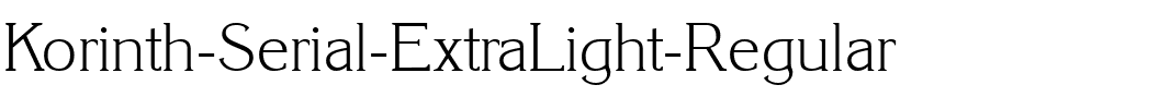 Korinth-Serial-ExtraLight Regular.ttf