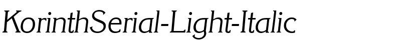 KorinthSerial-Light Italic.ttf