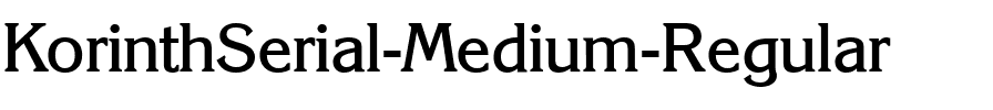 KorinthSerial-Medium Regular.ttf
