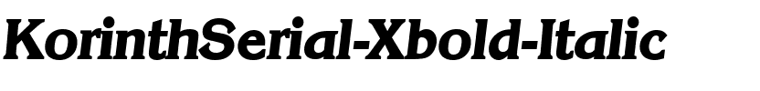 KorinthSerial-Xbold Italic.ttf