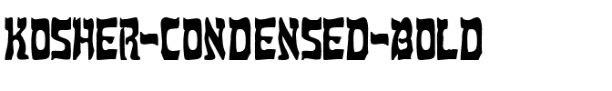 Kosher Condensed Bold.ttf