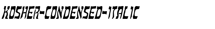 Kosher Condensed Italic.ttf