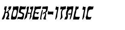 Kosher Italic.ttf