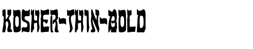 Kosher Thin Bold.ttf