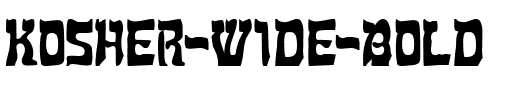 Kosher Wide Bold.ttf