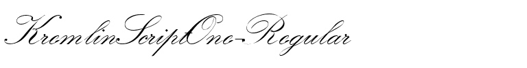 KremlinScriptOne Regular.ttf