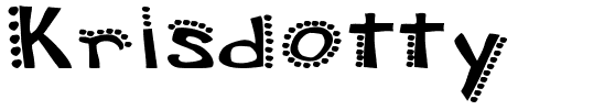 Krisdotty Regular.ttf