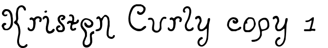 Kristen Curly curly.ttf