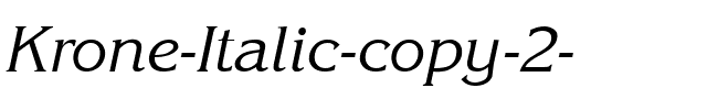 Krone Italic.ttf