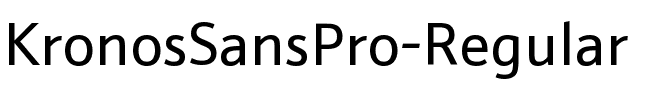 Kronos Sans Pro Regular.ttf