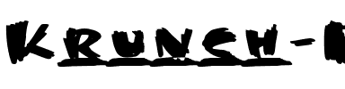 Krunch Bunch Regular.ttf