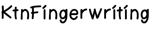 KtnFingerwriting Medium.ttf